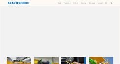 Desktop Screenshot of krantechnik.cz