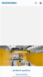 Mobile Screenshot of krantechnik.cz